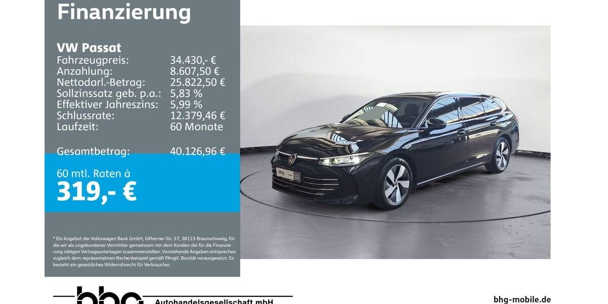 VW Passat 25.987 km 33.960 &euro; Ettlingen 76275