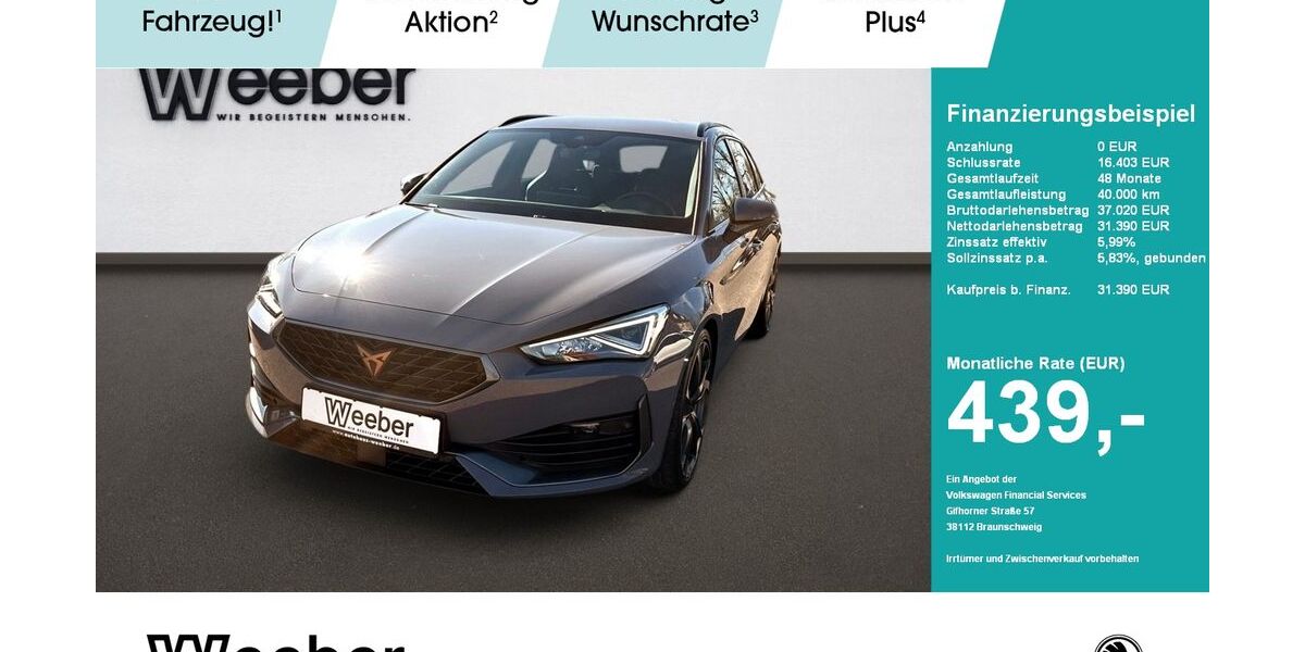 Cupra Leon 28.964 km 31.180 &euro; Weil der Stadt 71263