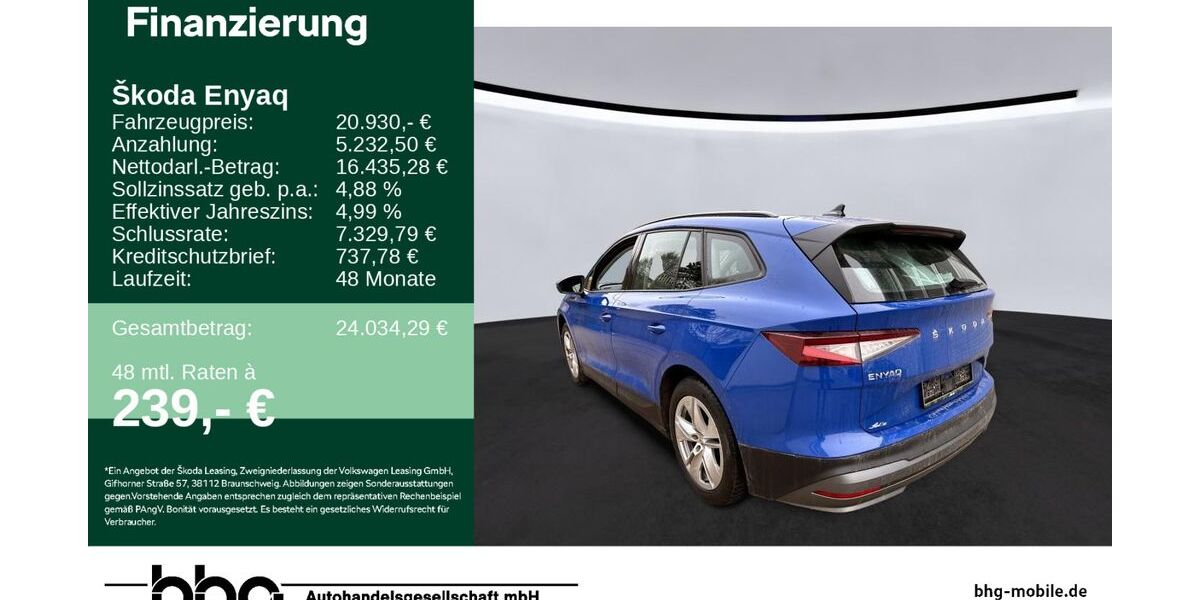 Skoda Enyaq 19.415 km 20.930 &euro; Ettlingen 76275