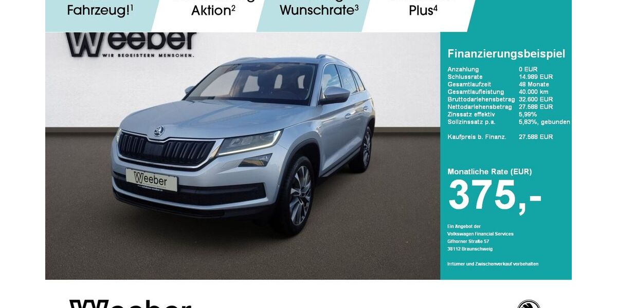 Skoda Kodiaq 99.980 km 25.490 &euro; Calw 75365