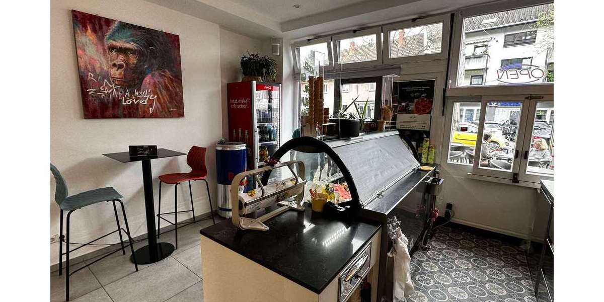 Eiscafé mit großer Terrasse in guter Lage - Gewerbeobjekt Karlsruhe Durlach | Angebot:24472346