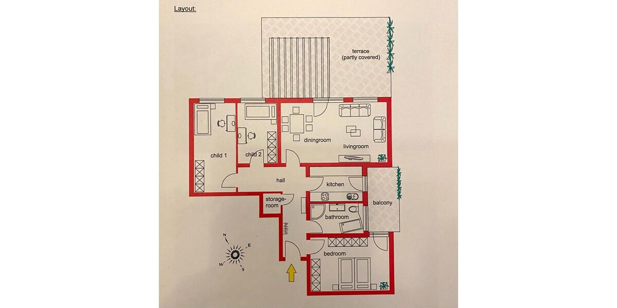 Etagenwohnung Sindelfingen Darmsheim - 4.5 Zimmer, 120 m&sup2;, 529.000&euro; | Angebot:26907656