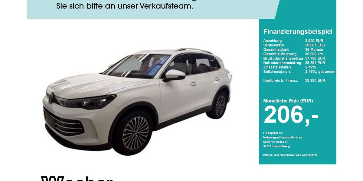 VW Tiguan 11.357 km 38.980 &euro; Weil der Stadt 71263