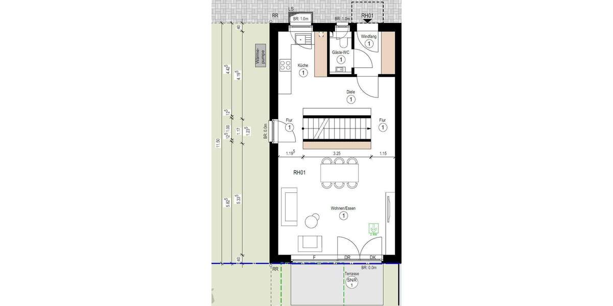 Reihenendhaus Renningen Malmsheim - 5 Zimmer, 136 m&sup2;, 920.000&euro; | Angebot:25755945