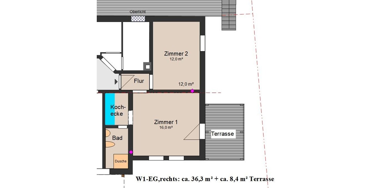 Frisch renovierte 2-Zi.-Altbau-Wohnung in schöner, zentrumsnaher Aussichtslage (Mietdauer: min 4 Jahre) - 2- Bad Wildbad | Angebot:26979822