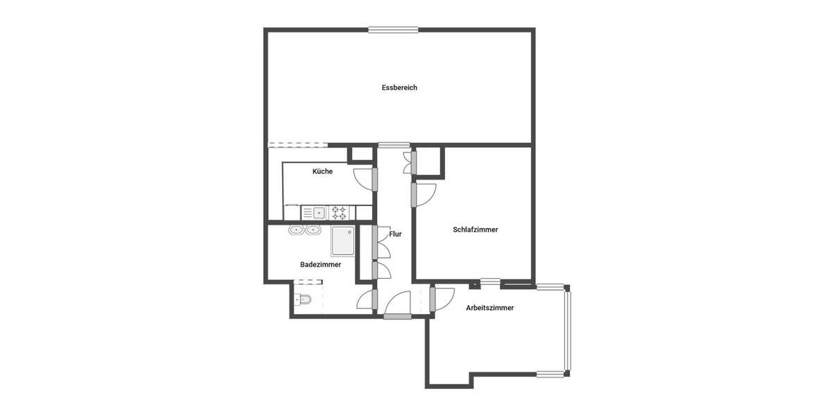 Etagenwohnung Gerlingen - 3 Zimmer, 90 m&sup2;, 420.000&euro; | Angebot:26893240