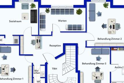 Büro in Leonberg 1.050 € 132.7 m² zimmer