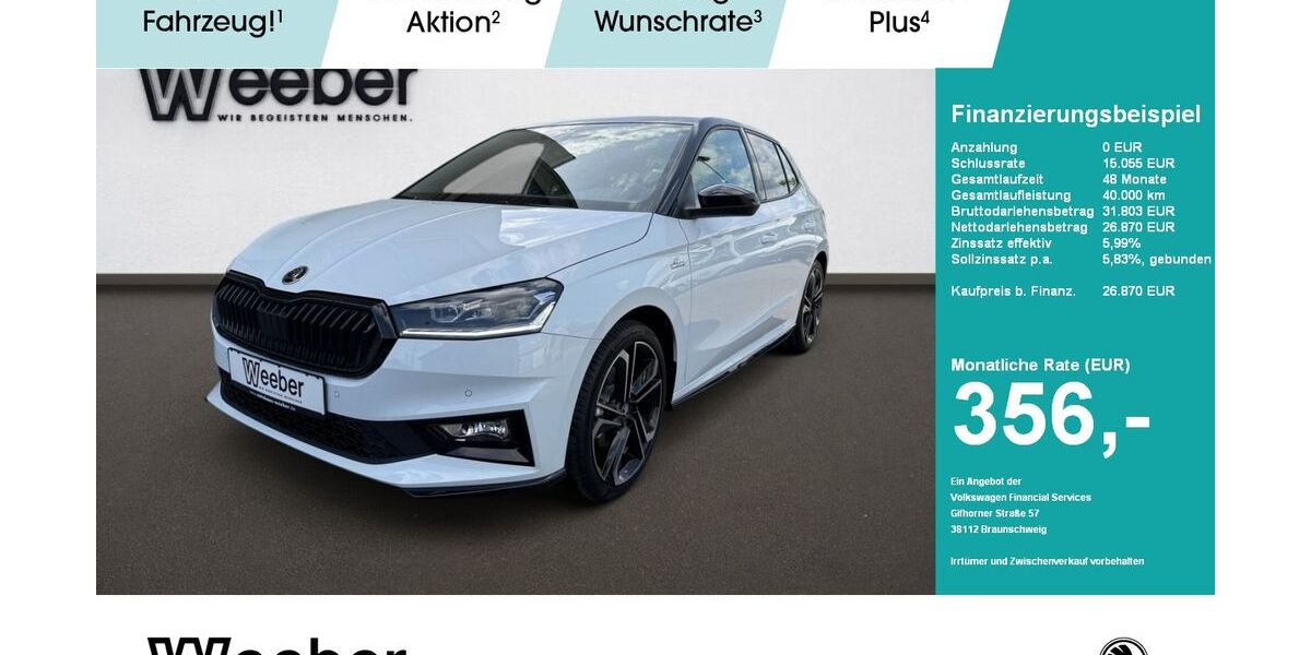 Skoda Fabia 6.000 km 25.999 &euro; Calw 75365