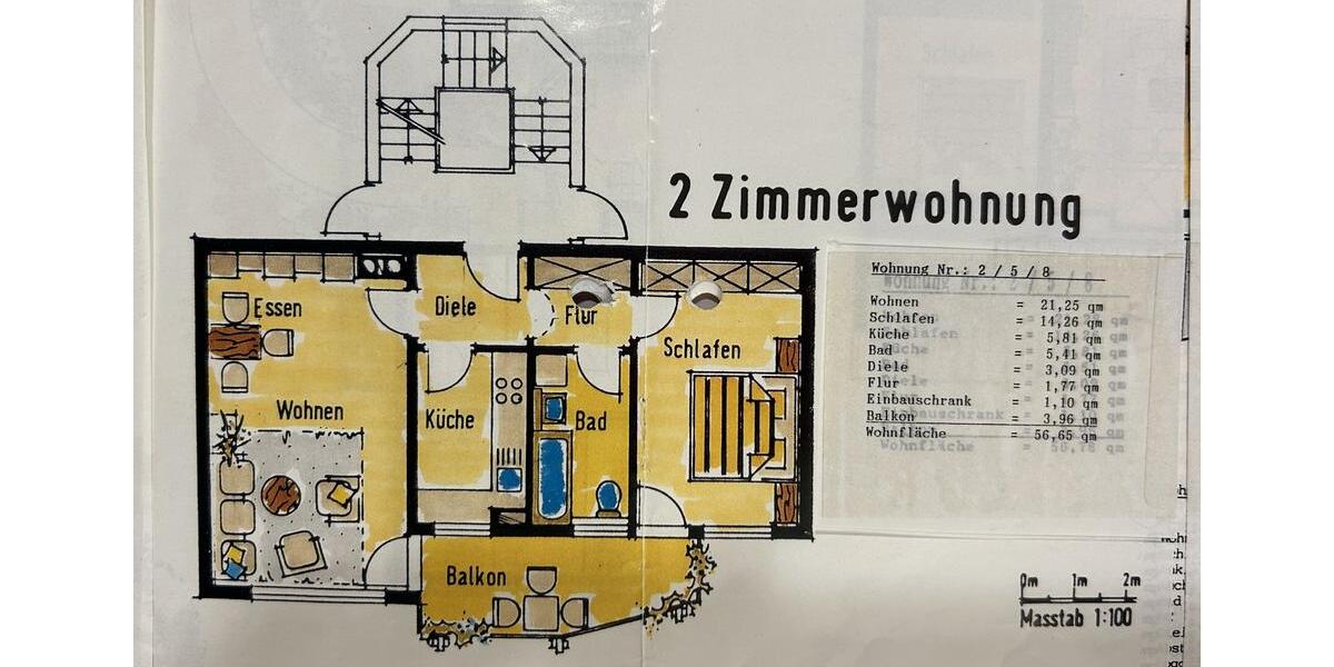 Etagenwohnung Neuenbürg - 2 Zimmer, 57 m&sup2;, 650&euro; | Angebot:26327091