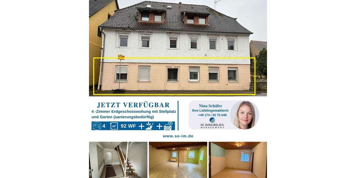 Etagenwohnung Oberderdingen-Flehingen Flehingen - 4 Zimmer, 92 m&sup2;, 79.000&euro; | Angebot:24903272
