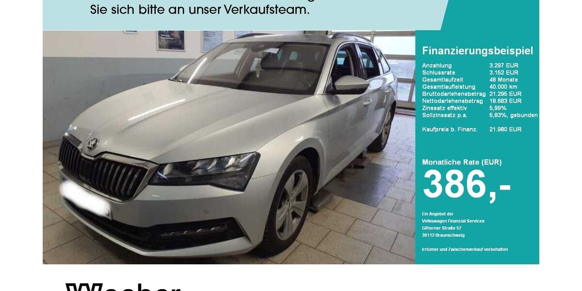 Skoda Superb 83.486 km 21.879 &euro; Calw 75365