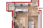 Etagenwohnung Pforzheim Weststadt - 1 Zimmer, 56 m&sup2;, 165.000&euro; | Angebot:26941714