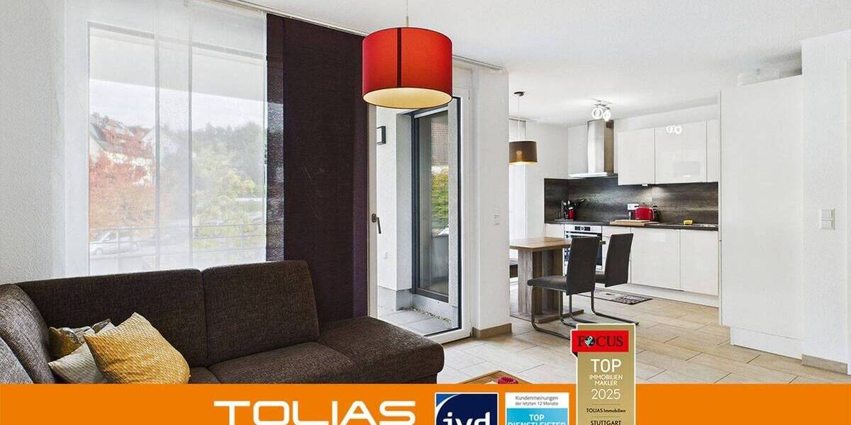 Stil & Moderne in perfekter Balance - hochwertige 2-Zimmer-Wohnung in ruhiger Lage von Leonberg 2 zimmer