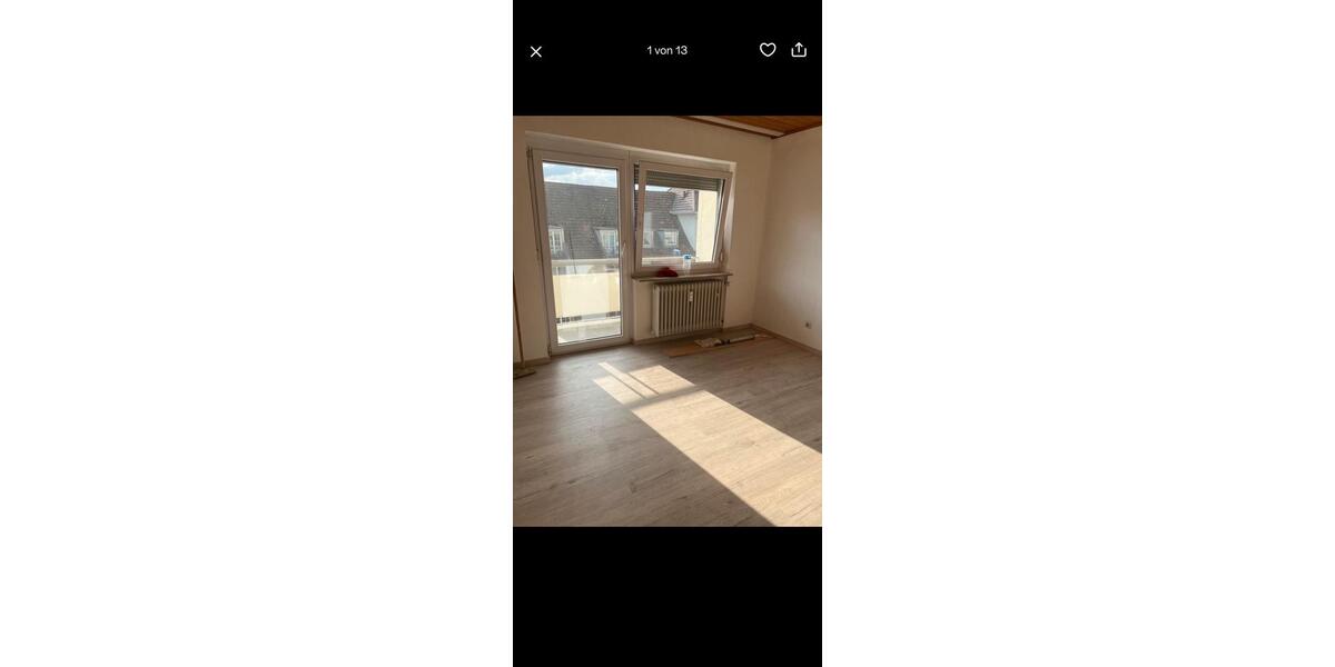Etagenwohnung Pforzheim Nordstadt - 2 Zimmer, 59 m&sup2;, 650&euro; | Angebot:26323363