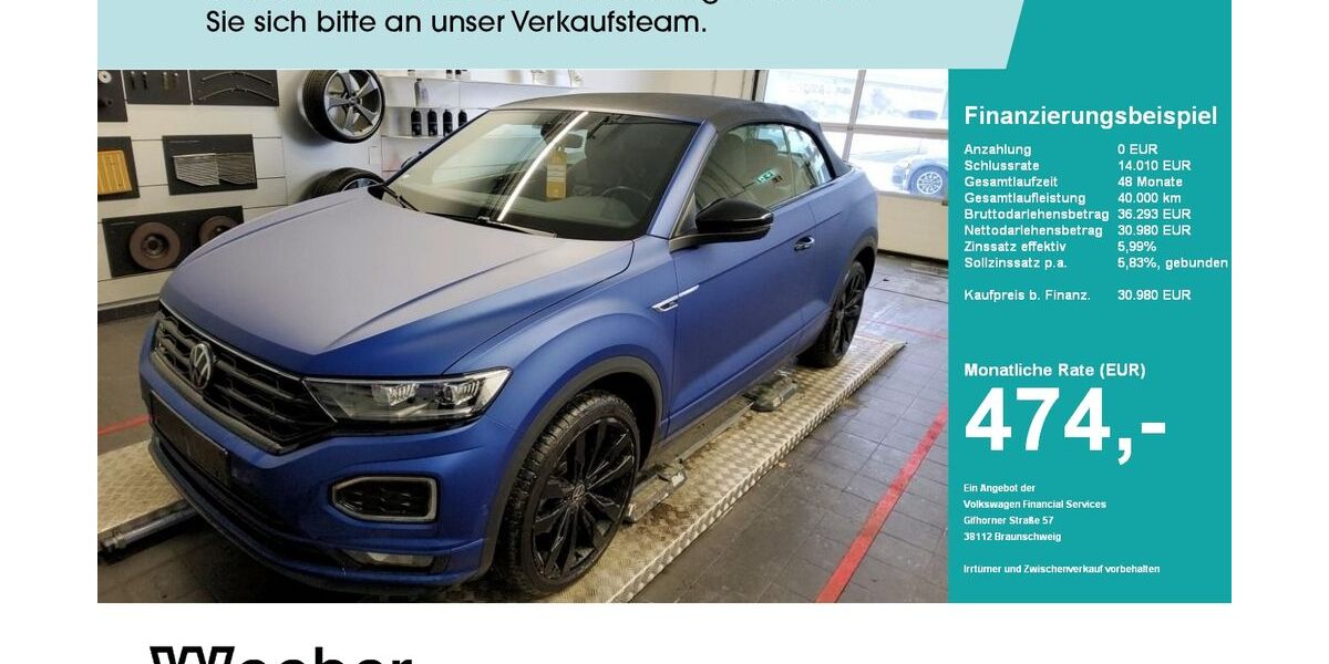 VW T-Roc 18.544 km 30.980 &euro; Calw 75365