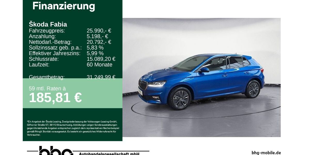 Skoda Fabia 3.008 km 25.990 &euro; Ettlingen 76275