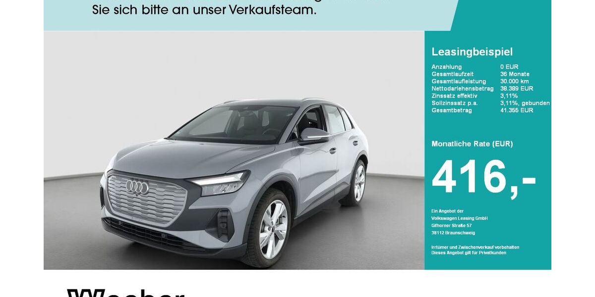 Audi Q4 e-tron 8.949 km 38.190 &euro; Leonberg 71229