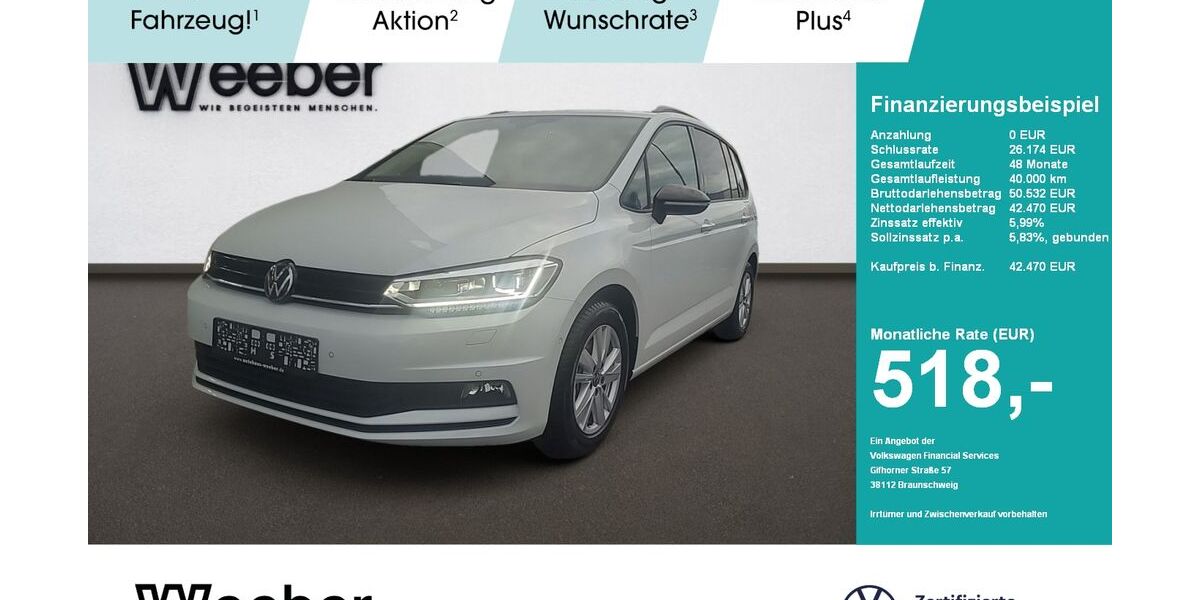 VW Touran 10.500 km 39.980 &euro; Weil der Stadt 71263