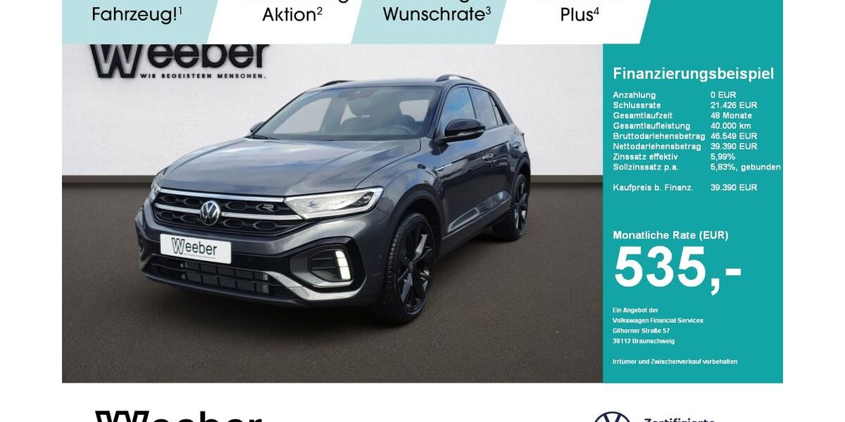 VW T-Roc 1.015 km 39.390 &euro; Calw 75365