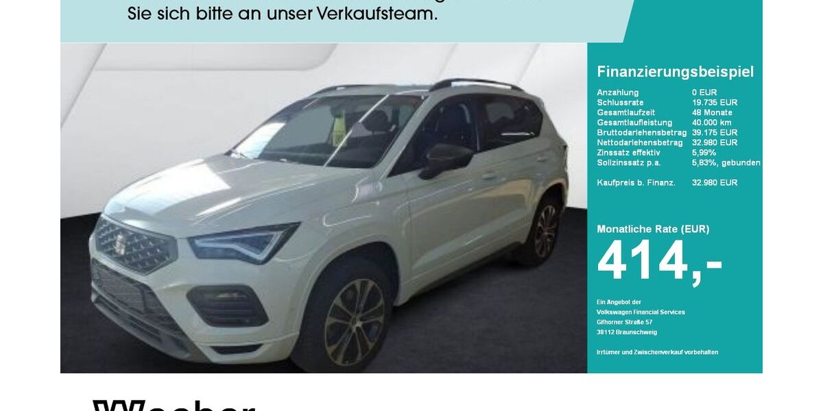 Seat Ateca 15.986 km 32.980 &euro; Calw 75365