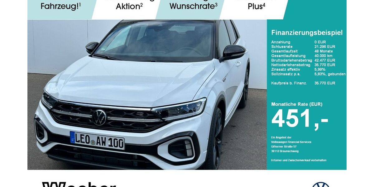 VW T-Roc 3.500 km 33.970 &euro; Leonberg 71229
