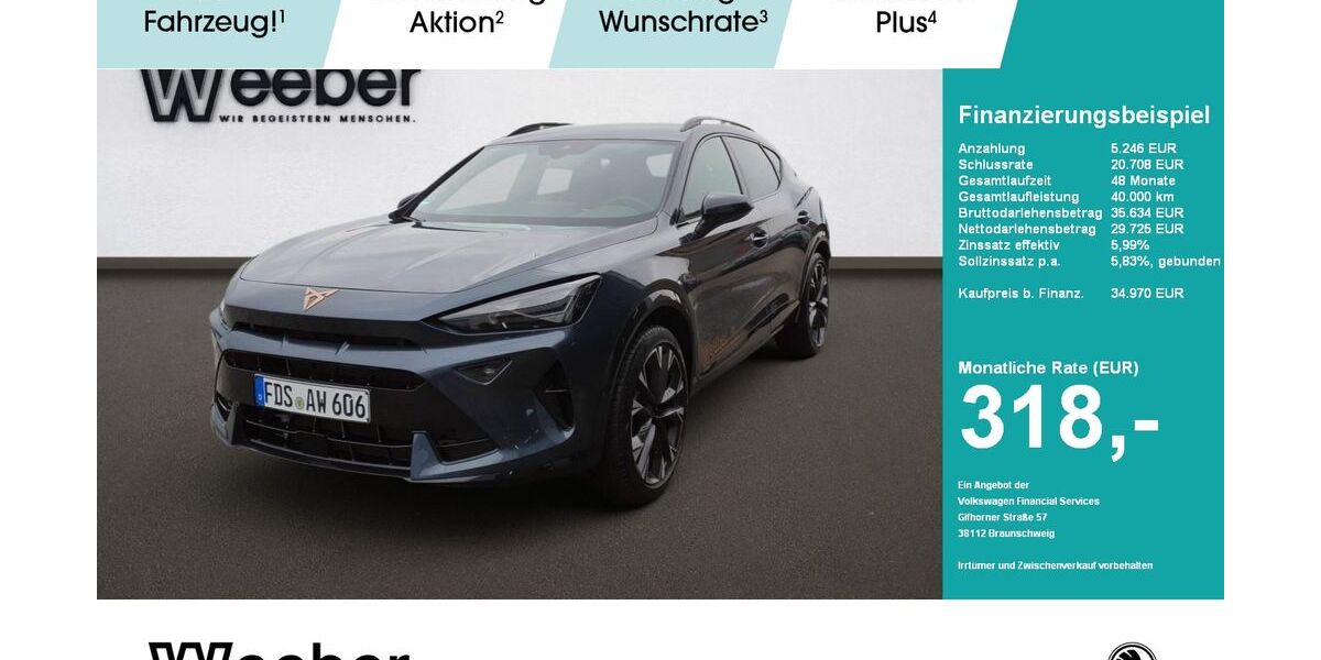 Cupra Formentor 4.900 km 34.970 &euro; Calw 75365