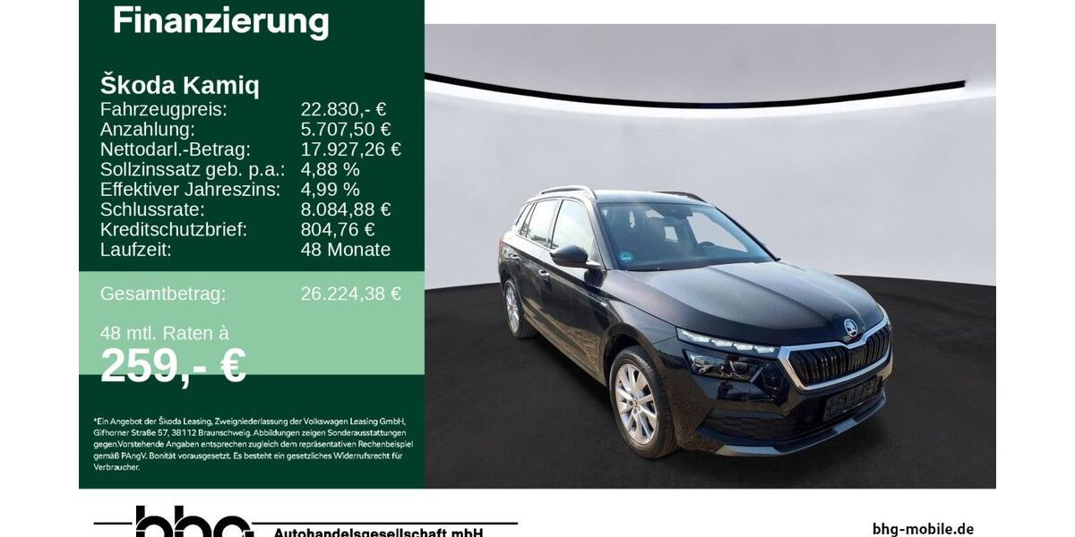 Skoda Kamiq 49.635 km 22.430 &euro; Ettlingen 76275