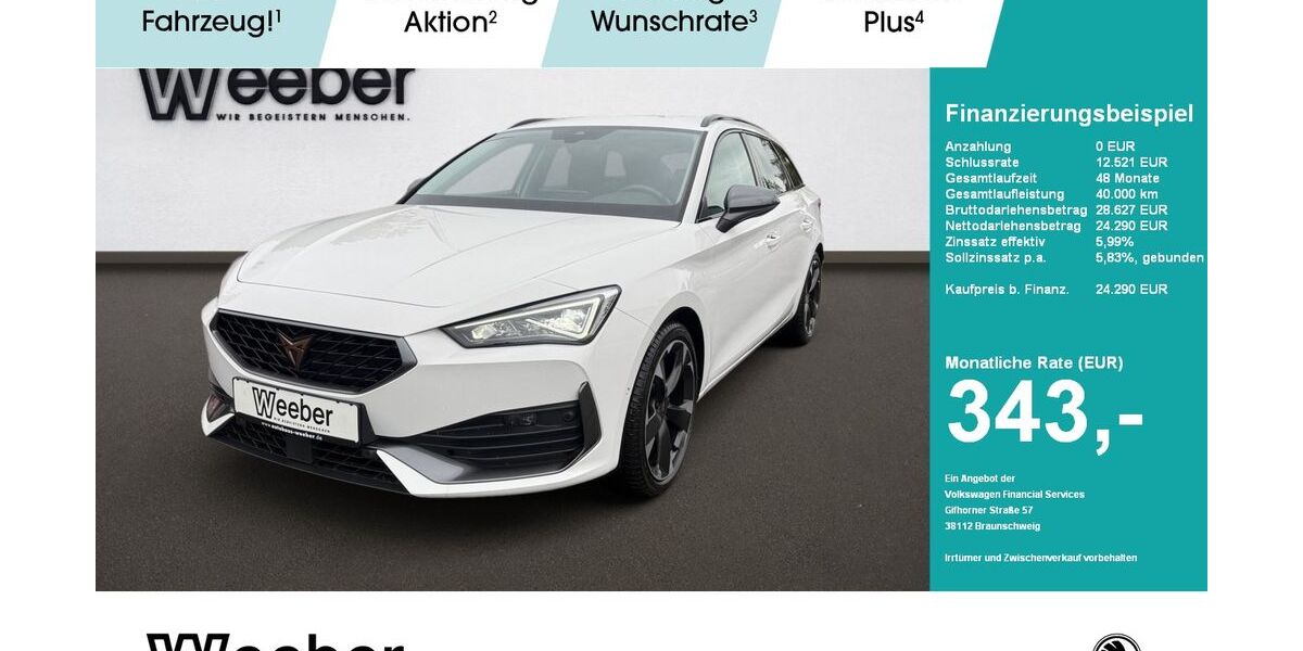Cupra Leon 55.201 km 23.840 &euro; Weil der Stadt 71263