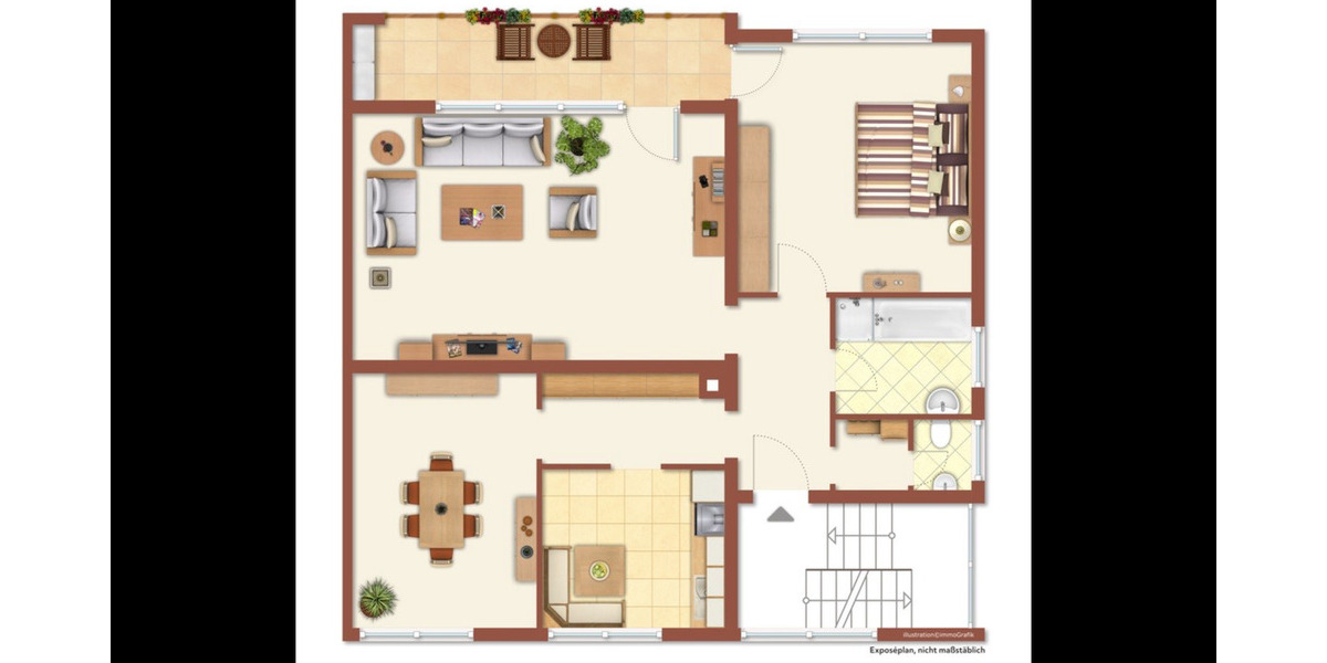 Etagenwohnung Karlsruhe Daxlanden - 3 Zimmer, 94 m&sup2;, 349.000&euro; | Angebot:25801908