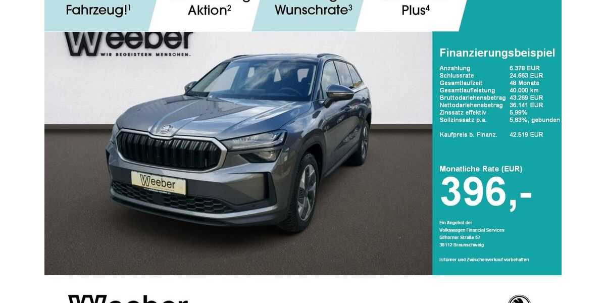 Skoda Kodiaq 21.665 km 41.350 &euro; Calw 75365