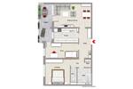 Etagenwohnung Karlsruhe / Neureut Neureut - 3 Zimmer, 90 m&sup2;, 325.000&euro; | Angebot:25862354