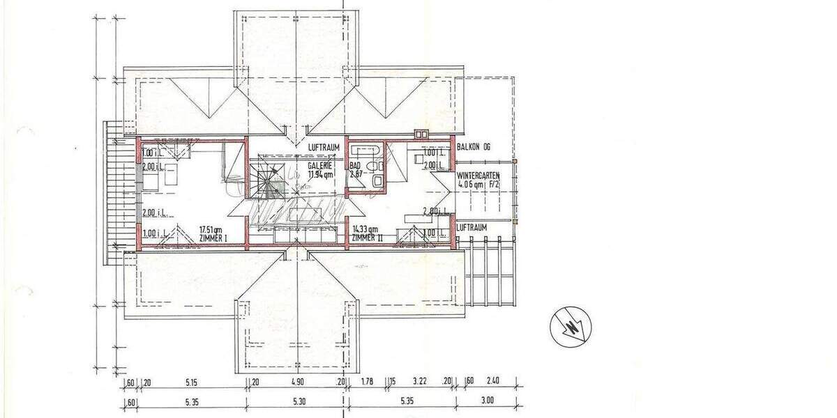 Imposantes Gebäude für zwei Generationen geeignet 1 zimmer