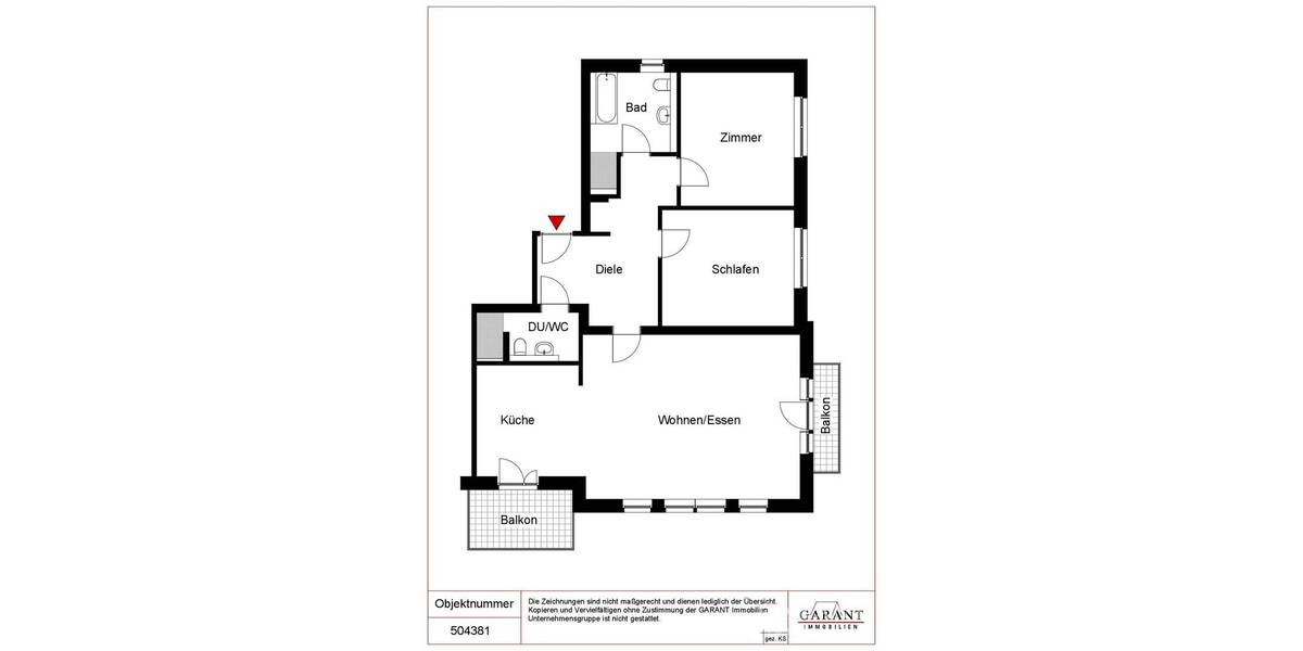Etagenwohnung Karlsruhe Weststadt - 3 Zimmer, 122 m&sup2;, 1.207.500&euro; | Angebot:26346637
