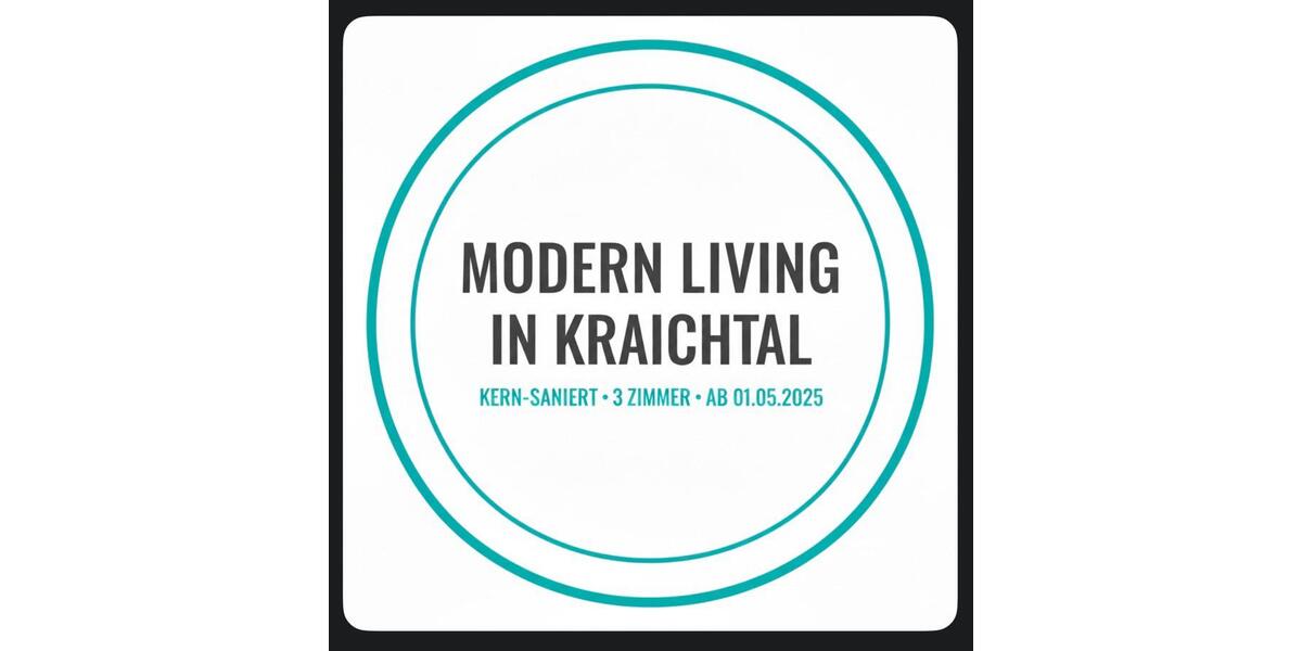 Etagenwohnung Kraichtal - 3 Zimmer, 65 m&sup2;, 1.070&euro; | Angebot:25452046