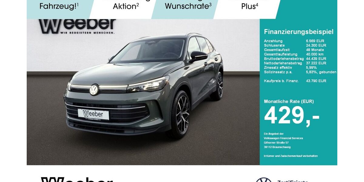 VW Tiguan 5.990 km 42.888 &euro; Calw 75365
