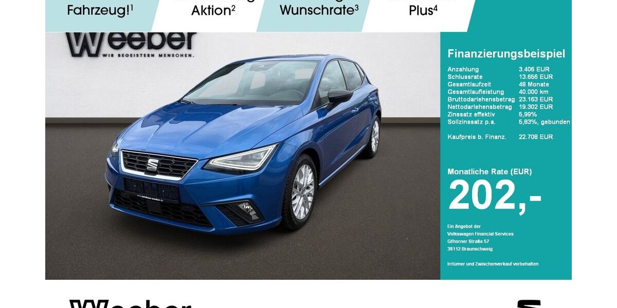 Seat Ibiza 21.291 km 22.197 &euro; Weil der Stadt 71263