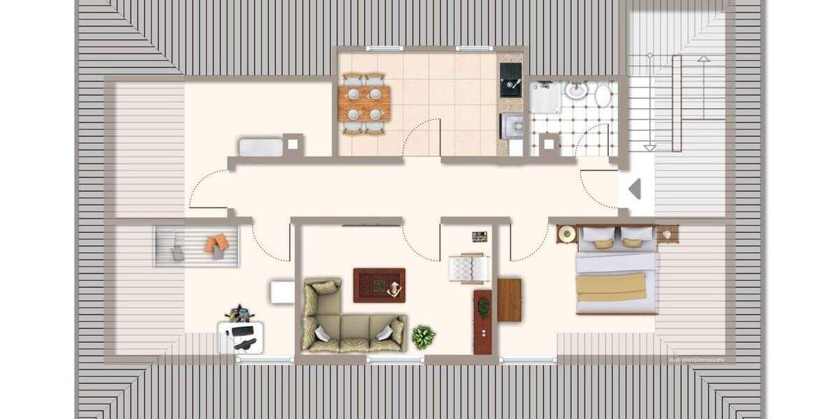 Seltene Gelegenheit: Dreifamilienhaus mit viel Platz und Potenzial in Ettlingen-Spessart 1 zimmer