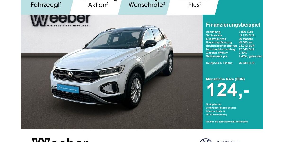 VW T-Roc 4.921 km 26.439 € Weil der Stadt 71263