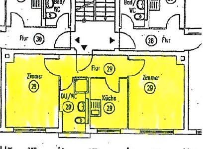 Etagenwohnung Pforzheim Weststadt - 2 Zimmer, 38 m&sup2;, 600&euro; | Angebot:26150484