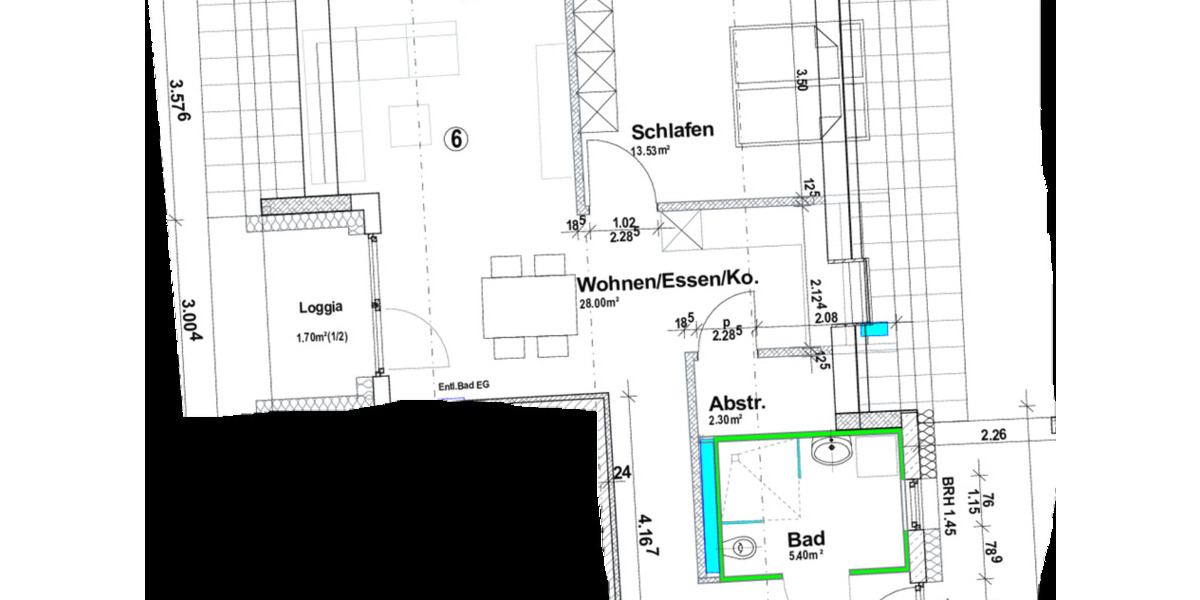 Dachgeschoßwohnung Sulzfeld - 2.5 Zimmer, 65 m&sup2;, 912&euro; | Angebot:25941993