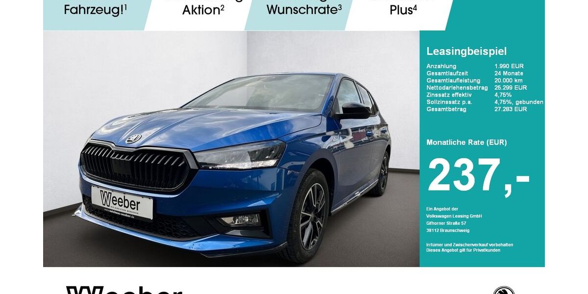 Skoda Fabia 2.990 km 24.970 &euro; Leonberg 71229