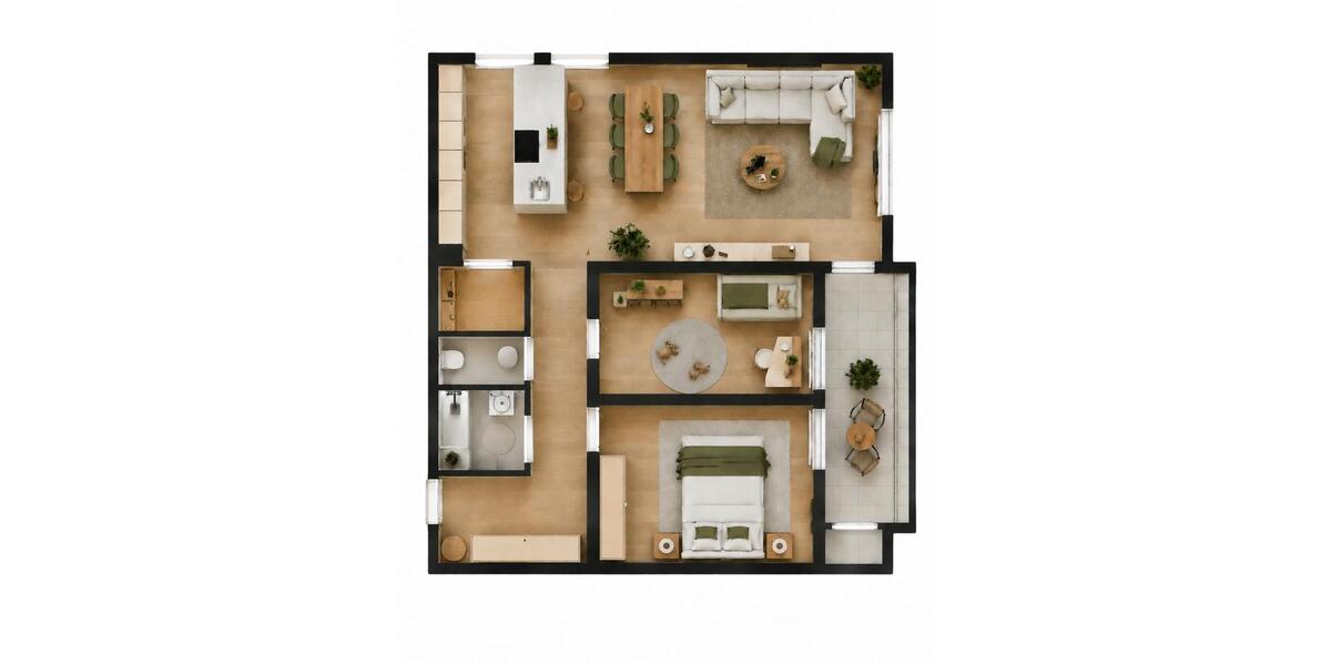 Etagenwohnung Pforzheim Eutingen - 3 Zimmer, 83 m&sup2;, 279.000&euro; | Angebot:26638587