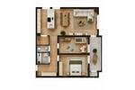 Etagenwohnung Pforzheim Eutingen - 3 Zimmer, 83 m&sup2;, 279.000&euro; | Angebot:26638587