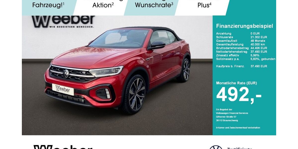 VW T-Roc 7.300 km 37.490 &euro; Calw 75365