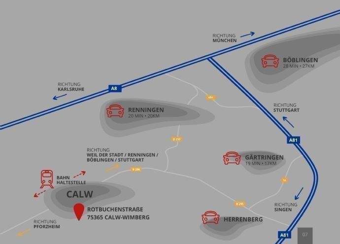 Zu vermieten ab 01.04.2026 Hochwertige 4-Zimmer-Wohnung mit 117,64 m² in sehr ruhiger Lage von Calw Wimberg 4 zimmer
