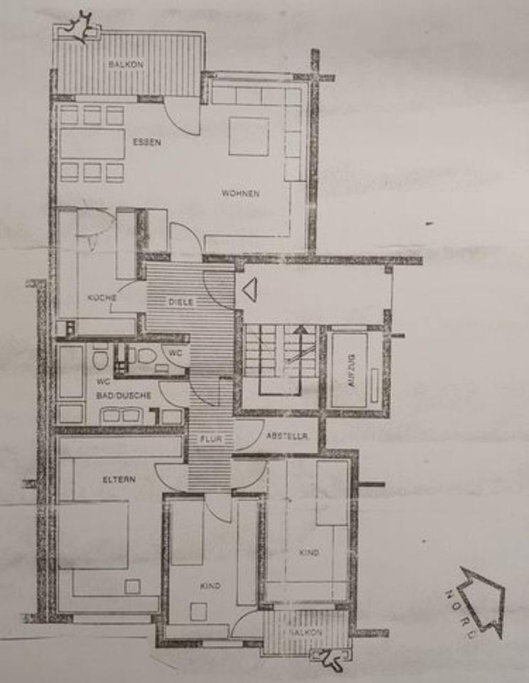 4,5 -Zimmer-Wohnung in familienfreundlicher Lage zu vermieten zimmer