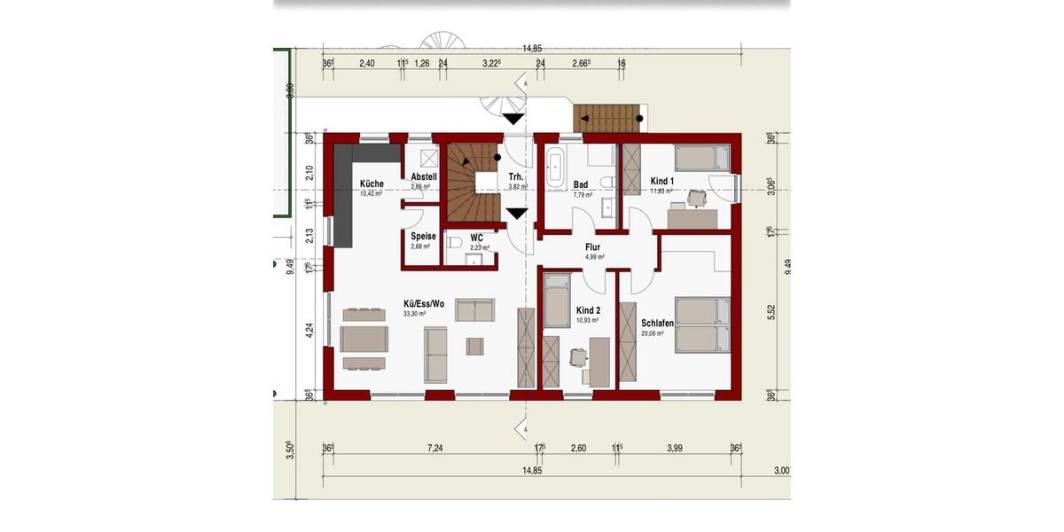 Erdgeschoßwohnung Sulzfeld - 4 Zimmer, 110 m&sup2;, 1.290&euro; | Angebot:24514652