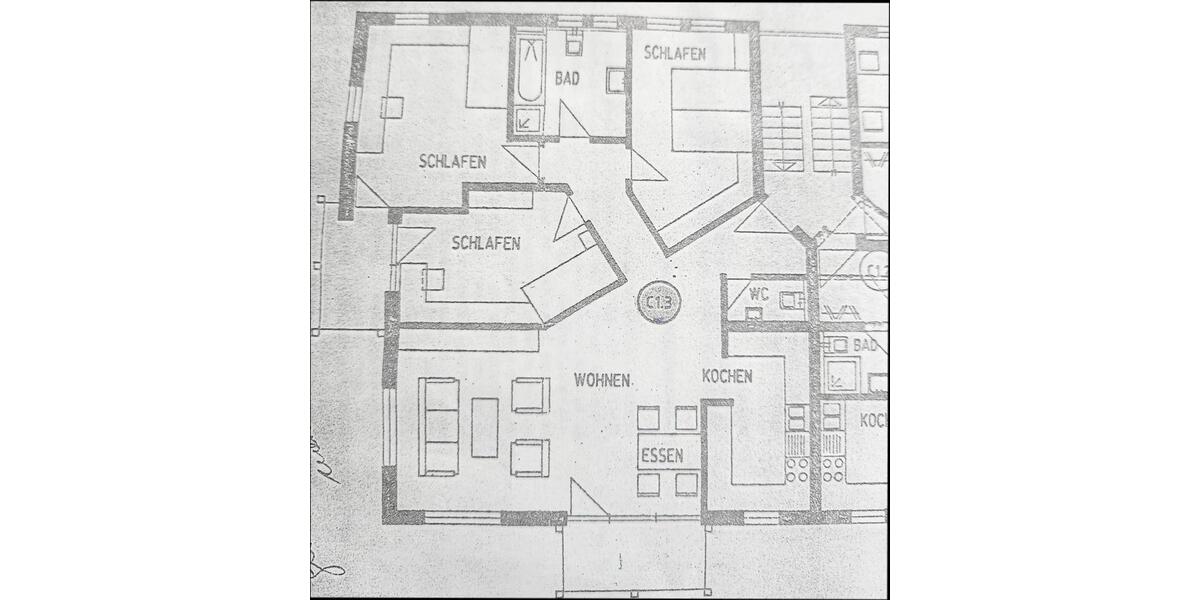 Große 4-Zi-EG-Wohnung mit Terrasse & TG – ruhige Waldrandlage 4 zimmer