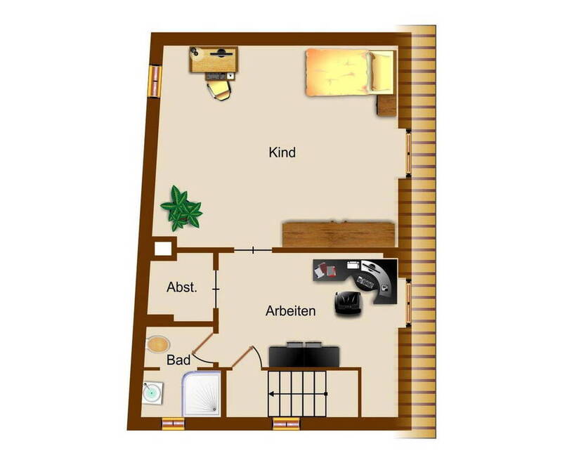EINZIEHEN UND WOHLFÜHLEN - UNIKATES HINTERHAUS-WOHNREFUGIUM IM HERZEN DER DURLACHER ALTSTADT...