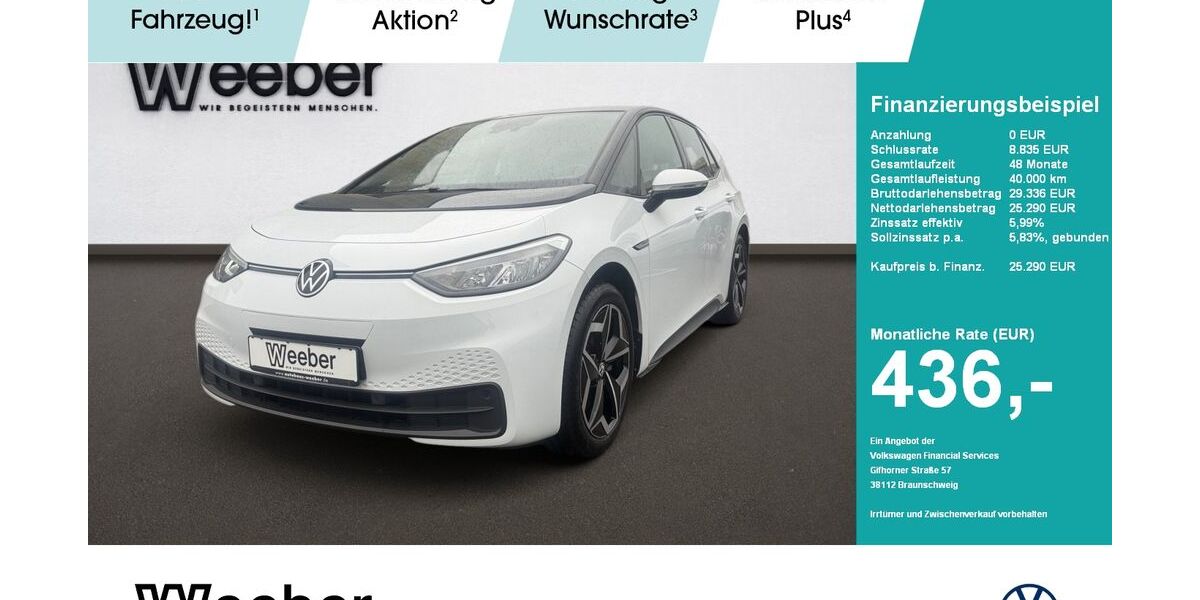 VW ID.3 24.013 km 25.290 &euro; Weil der Stadt 71263
